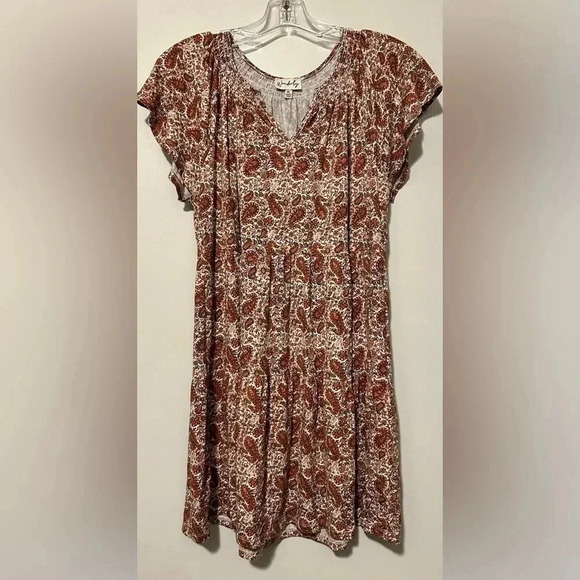 Wonderly Petite Flutter Sleeve Julianna Crepe Dress size L - Picture 1 of 6